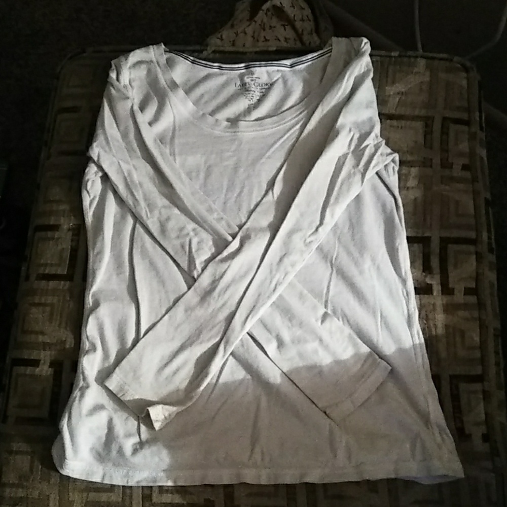 White long sleeve t-shirt